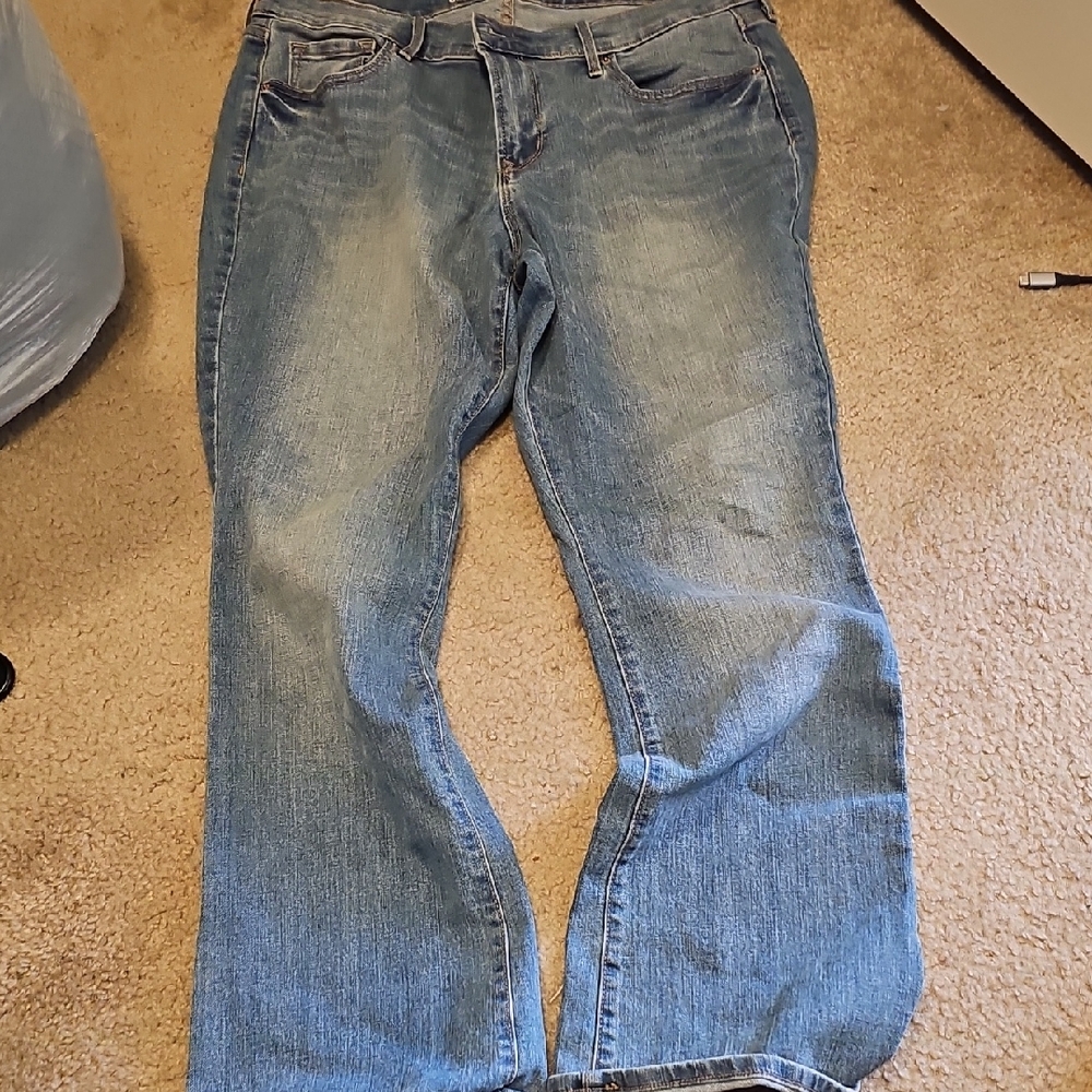 Old Navy Light Blue Straight Leg Jeans